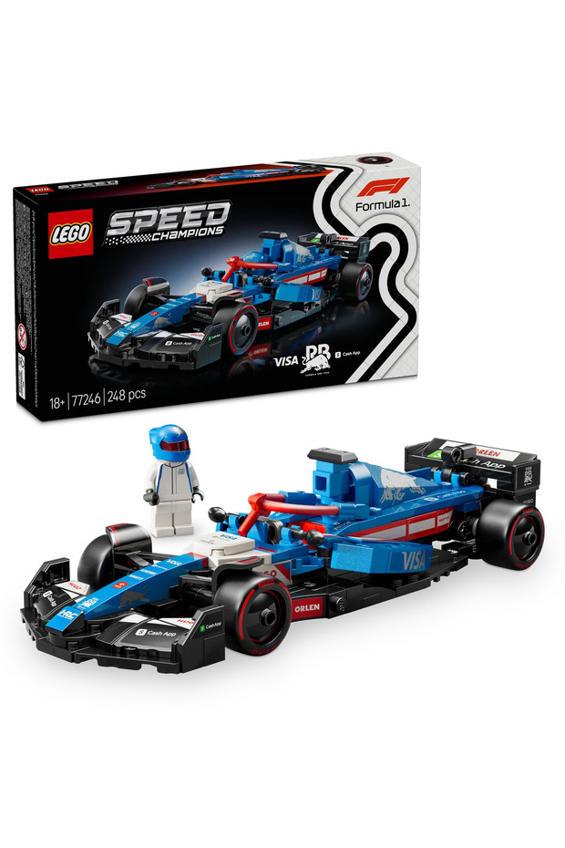 ® Speed Champions Visa Cash App RB VCARB 01 F1® Yarış Arabası 77246 - 18+ Oyuncak Seti (248Pr) - 1