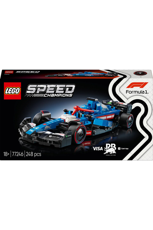 ® Speed Champions Visa Cash App RB VCARB 01 F1® Yarış Arabası 77246 - 18+ Oyuncak Seti (248Pr) - 4