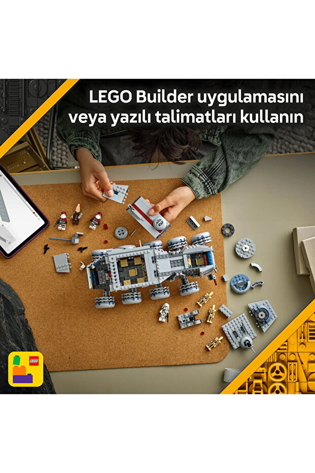 ® Star Wars Cumhuriyet Juggernaut 75413 – 9+ Yaş için Yaratıcı Oyuncak Yapım Seti (813 Parça) - 10