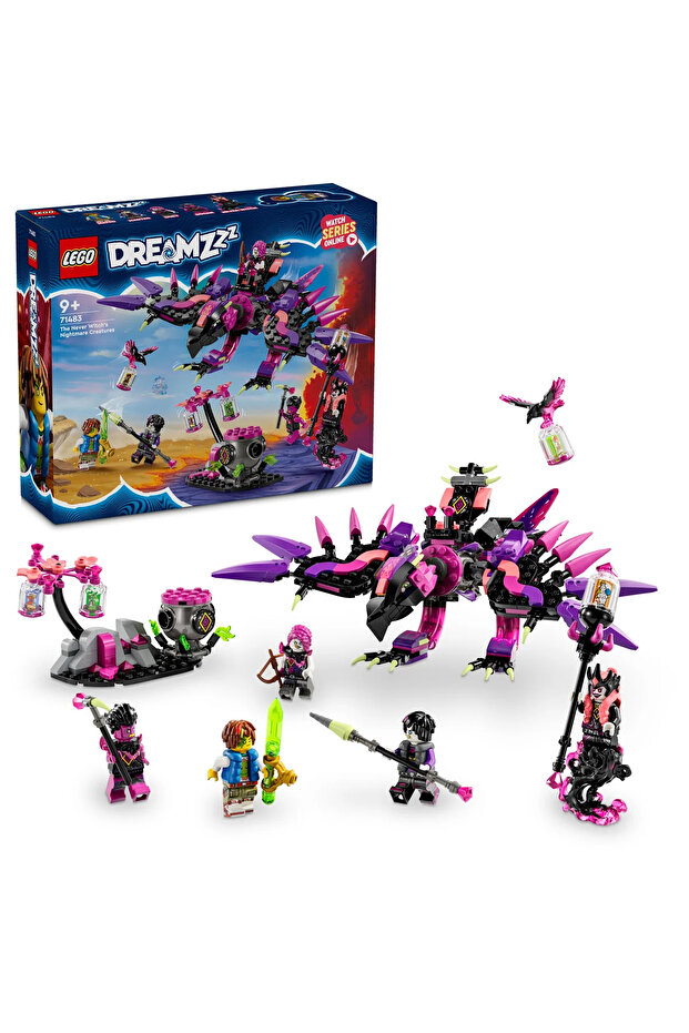 ® DREAMZzz™ Never Cadısı’nın Kabus Yaratıkları 71483 – 9+ Çocuklar için Oyuncak Yapım Seti (457P) - 1