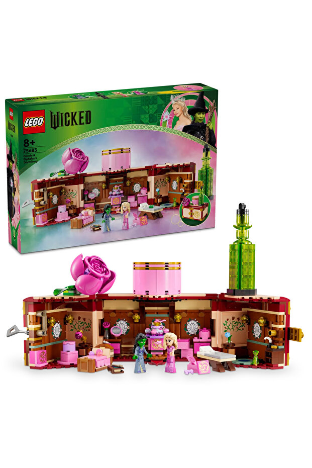 ® Wicked Glinda and Elphaba's Home 75683 - 8+ Toy Building Set for Children (740P)