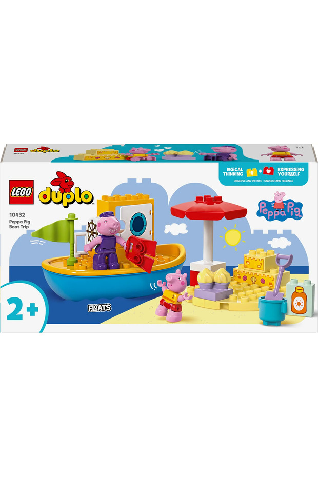 ® DUPLO®PeppaPig Tekne Gezisi 10432 - 2+ Çocuklar için Eğitici Oyuncak Yapım Seti (23P) - 4
