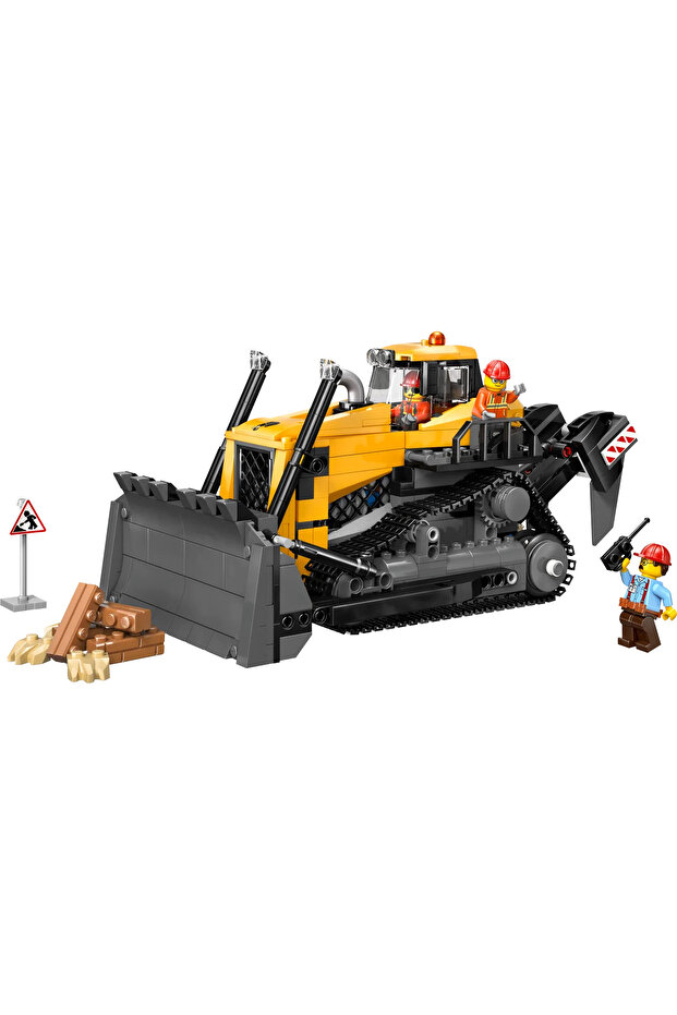 ® City Sarı Buldozer 60466 - 8+ Çocuklar için Yaratıcı Oyuncak Yapım Seti (682P) - 3