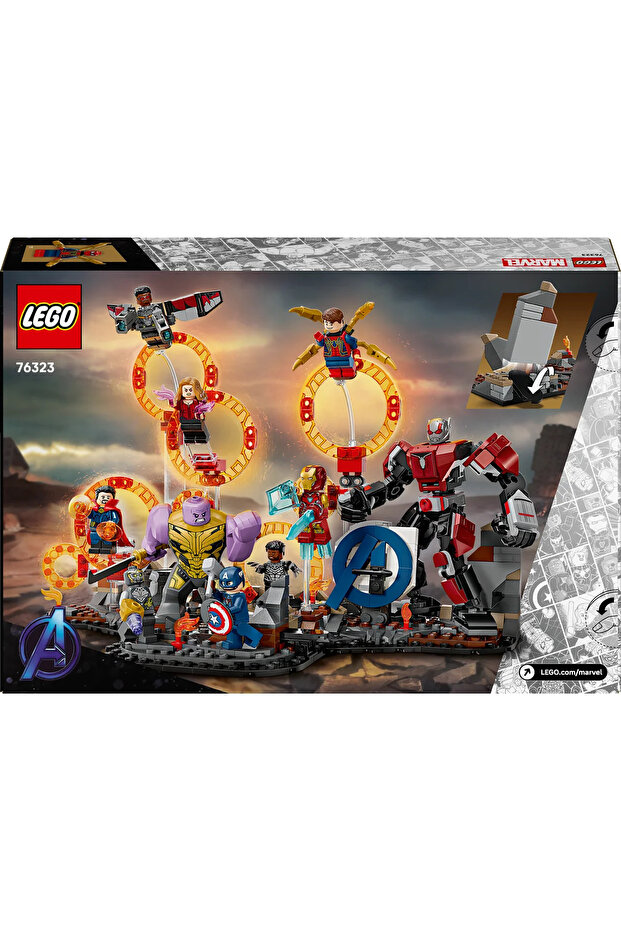 ® ǀ Marvel Avengers: Endgame Son Savaş 76323 - 10+ Çocuklar için Yaratıcı Oyuncak Yapım Seti (621P) - 5