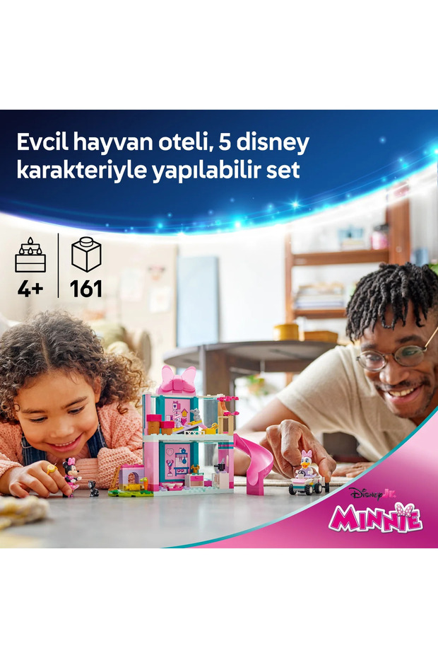 ® ǀ Disney Minnie’nin Evcil Hayvan Oteli Mickey’nin Kulüp Evi 43274 - 4+ Oyuncak Yapım Seti (161P) - 5