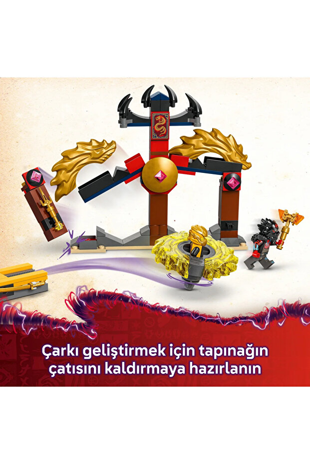 ® NINJAGO® Ejderha Spinjitzu Savaş Paketi 71826 -6+ Çocuklar için Yaratıcı Oyuncak Yapım Seti (186P) - 6