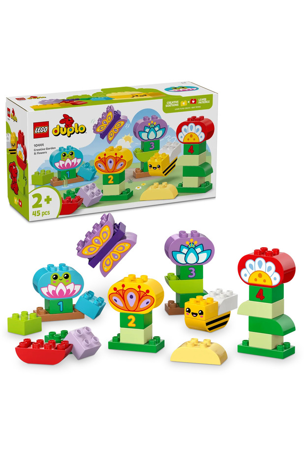 ® DUPLO® Kasabası Yaratıcı Bahçe ve Çiçekler 10444 - 2+ Eğitici Oyuncak Yapım Seti (45P) - 1
