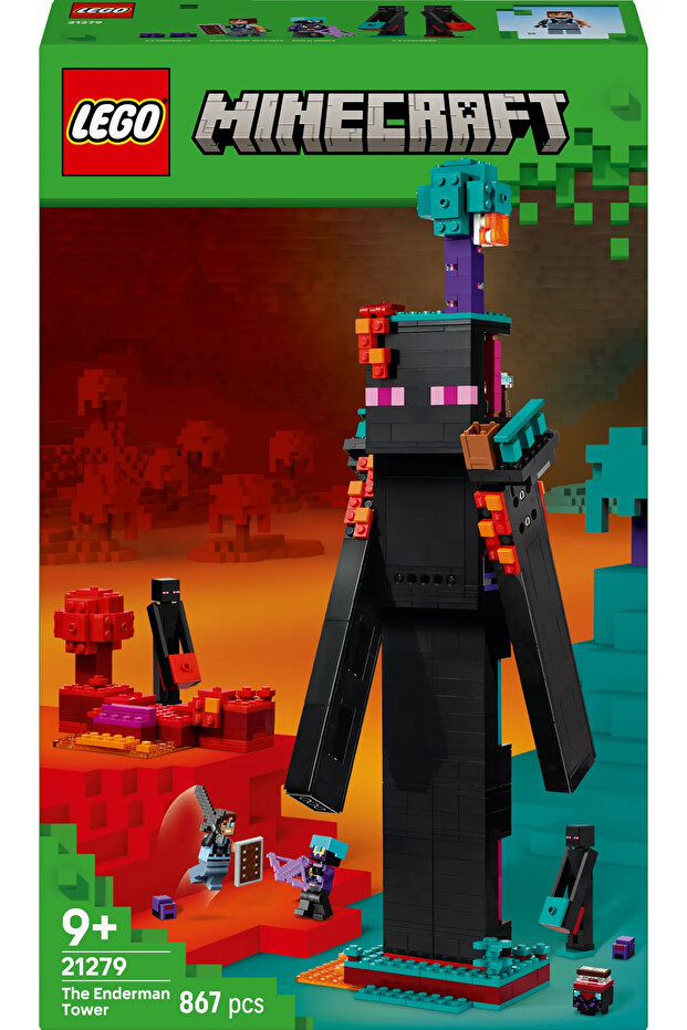 ® Minecraft® Enderman Kulesi 21279 - 9+ Çocuklar için Yaratıcı Oyuncak Yapım Seti (867P) - 4