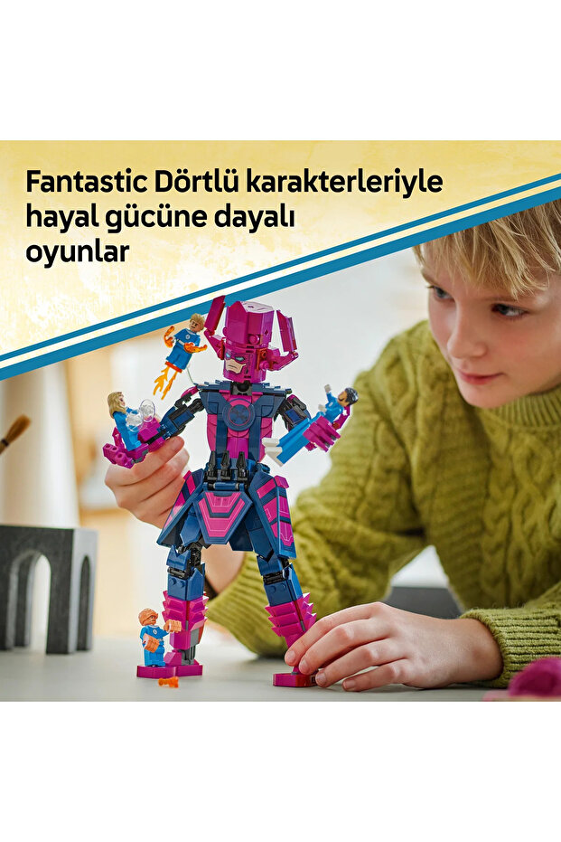 ® ǀ Marvel Fantastik Dörtlü, Galactus Yapım Figürüne Karşı 76316 - 9+ Oyuncak Yapım Seti (427P) - 8