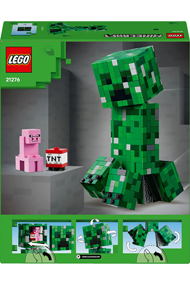 ® Minecraft® Creeper™ 21276 - 10+ Çocuklar için Yaratıcı Oyuncak Yapım Seti (665P) - 5