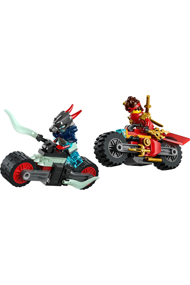 ® NINJAGO ® Kai'nin 2 Ninja Bisiklet Oyuncaklı Motosiklet Hız Yarışı Oyun Seti 71838 - 3
