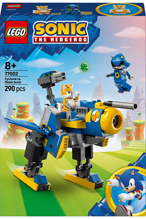 ® Sonic the Hedgehog™ Cyclone, Metal Sonic’e Karşı 77002- 8+ Çocuklar için Oyuncak Yapım Seti (290P) - 4