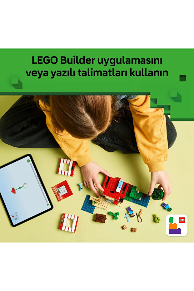 ®   ماينكرافت ®   مجموعة ألعاب إبداعية من تي إن تي بيت الغابة الكبير 21275 - للأطفال فوق 8 سنوات (287 قطعة) - 9