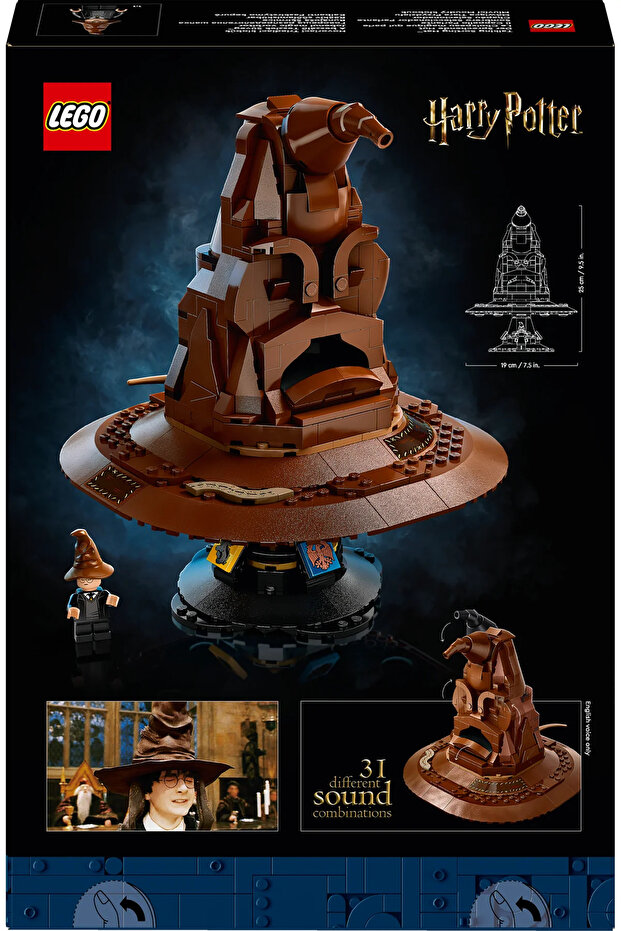 ® Harry Potter™ Konuşan Seçmen Şapka 76429 - Yetişkin için Koleksiyonluk Model Yapım Seti (561P) - 5