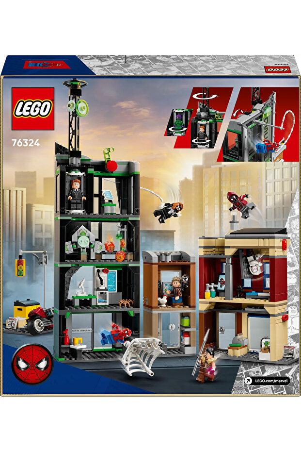 ® ǀ Marvel Örümcek Adam, Oscorp'a Karşı 76324 – 10 Yaş Üzeri Çocuklar için Oyuncak Seti (808p) - 5