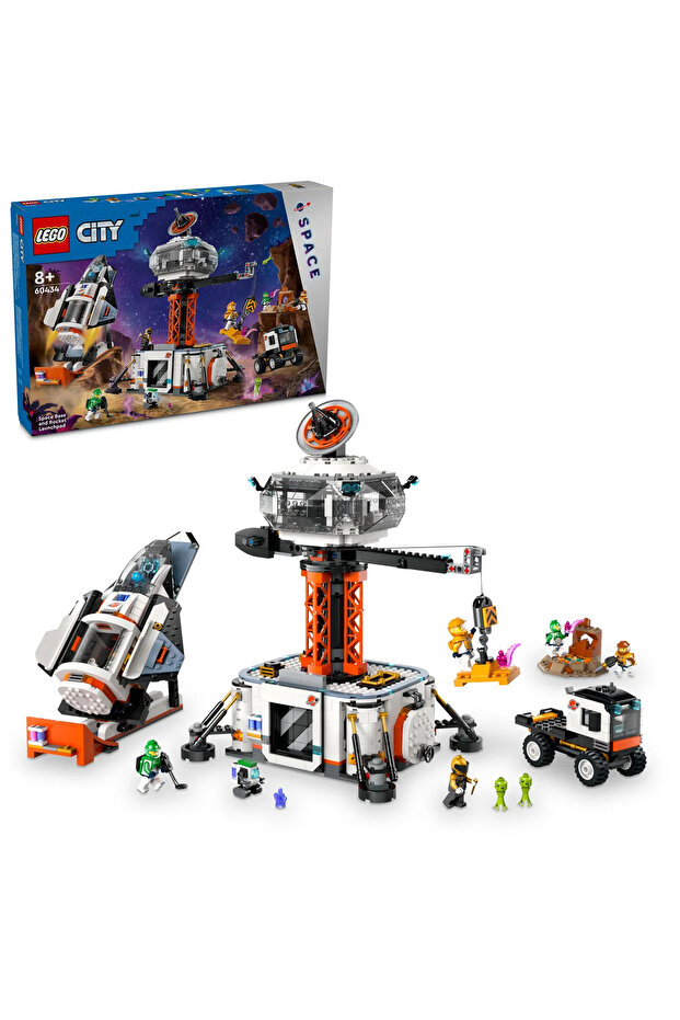 ®   City Space Base and Rocket Launch Pad 60434 - Toy Building Set for Kids Ages 8+ (1422P)