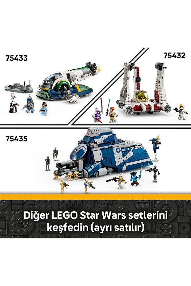 ® Star Wars Cumhuriyet Juggernaut 75413 – 9+ Yaş için Yaratıcı Oyuncak Yapım Seti (813 Parça) - 11