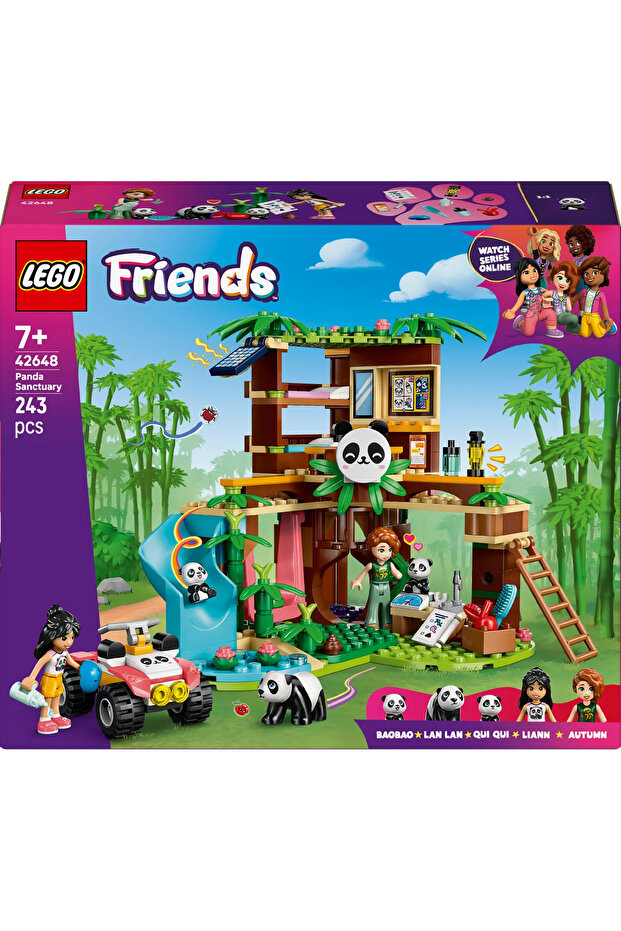 ® Friends Panda Barınağı Hayvan Bakımı 42648 - 7+ Çocuklar için Yaratıcı Oyuncak Yapım Seti (243P) - 4