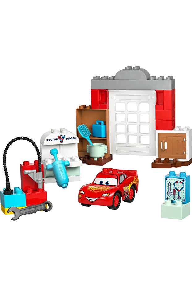 ® DUPLO®│Disney vePixar Arabalar McQueen’in Doc’un Garajını Ziyareti 10456 - 2+ Oyuncak Seti (35P) - 3