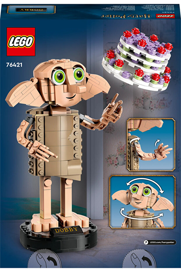 ® Harry Potter™ Ev Cini Dobby™ 76421 - 8+ Çocuklar için Yaratıcı Oyuncak Yapım Seti (403P) - 5