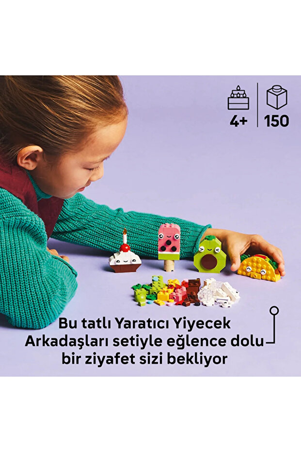 ® Classic Yaratıcı Yiyecek Arkadaşlar 11039 - 4 Yaş ve Üzeri Çocuklar için - 6