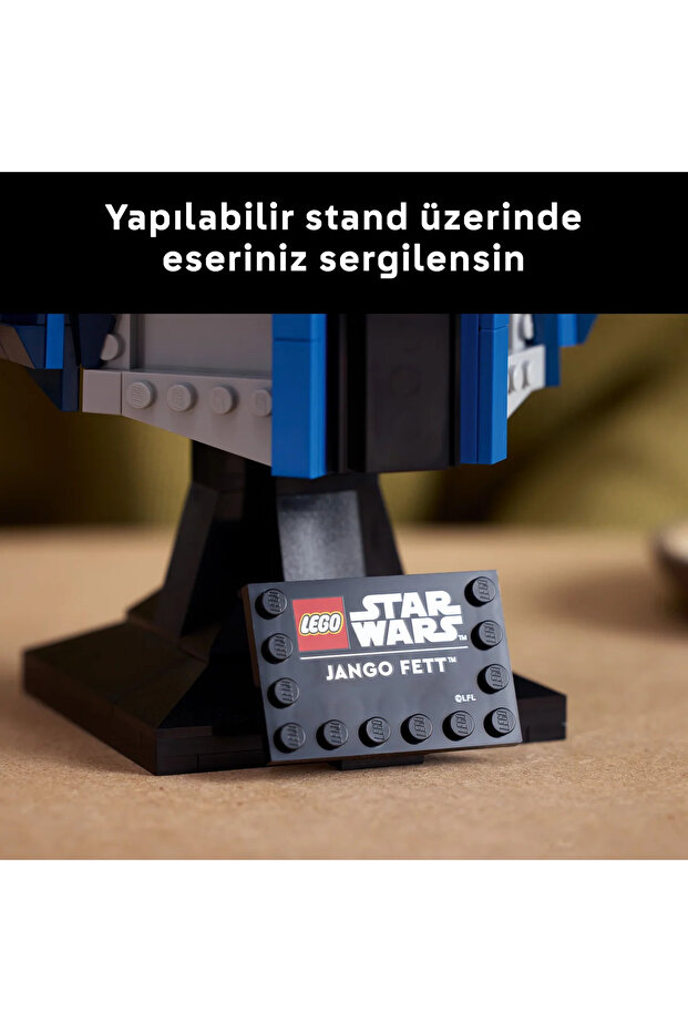 ® Star Wars: Klonların Saldırısı Jango Fett™ Kaskı 75408 - Yetişkinler için Model Yapım Seti (616P) - 8