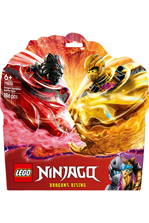 ® NINJAGO® Ejderha Spinjitzu Savaş Paketi 71826 -6+ Çocuklar için Yaratıcı Oyuncak Yapım Seti (186P) - 3