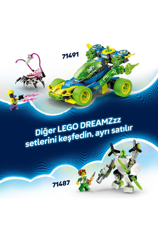 ® DREAMZzz 2in1 Mateo and the Z-Blob Action Race Car 71491 Building Set for 8+ Year Old Kids(485P) - 10