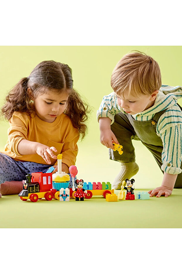® DUPLO ® Disney Mickey & Minnie Doğum Günü Treni 10941 Yapım Oyuncağı (22 Parça) - 8