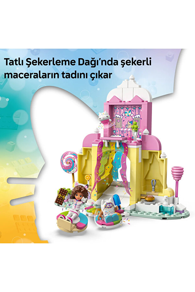 ® Gabby’s Dollhouse Tatlı Şekerleme Dağı ve Kedi Bahçesi 11205 - 4+ için Oyuncak Seti (263 Parça) - 8