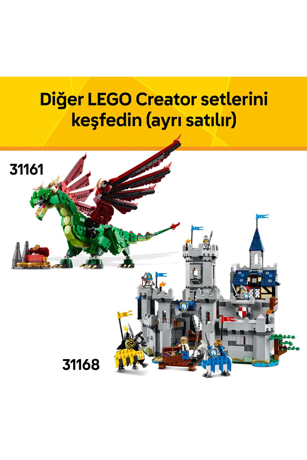 ® Creator 3'ü 1 Arada Güzel At 31166 - 9+ Çocuklar için Yaratıcı Oyuncak Yapım Seti (685P) - 10