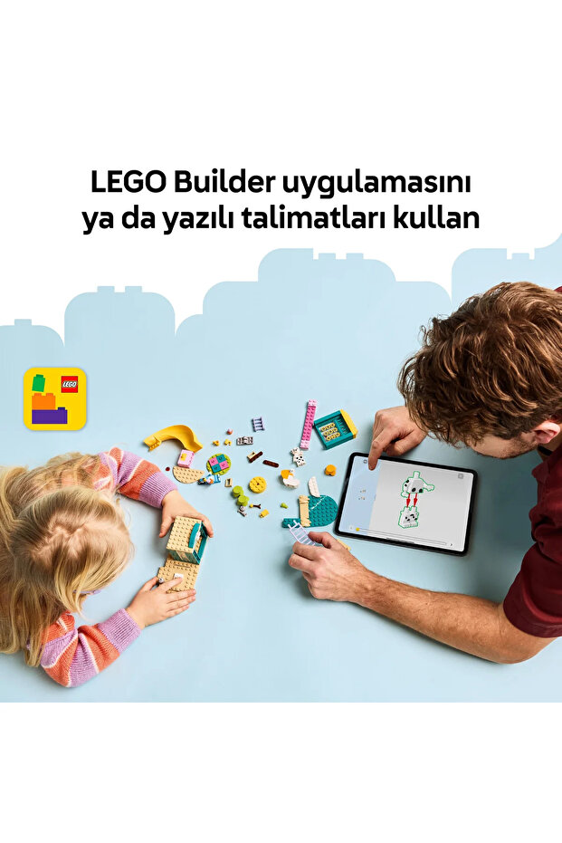 ® Bluey: Bluey ve Chloe ile OyunParkı Eğlencesi 11201 - 4+ Çocuklar için Oyuncak Yapım Seti (104P) - 7