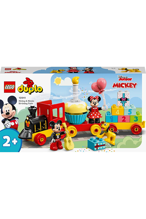 ® DUPLO ® Disney Mickey & Minnie Doğum Günü Treni 10941 Yapım Oyuncağı (22 Parça) - 4