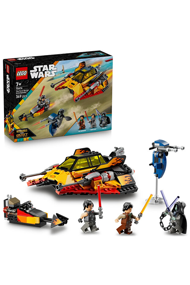 ® Star Wars Force Burner Kar Motoru 75414 – 7 Yaş ve Üzeri Çocuklar için Oyuncak Yapım Seti(349p)