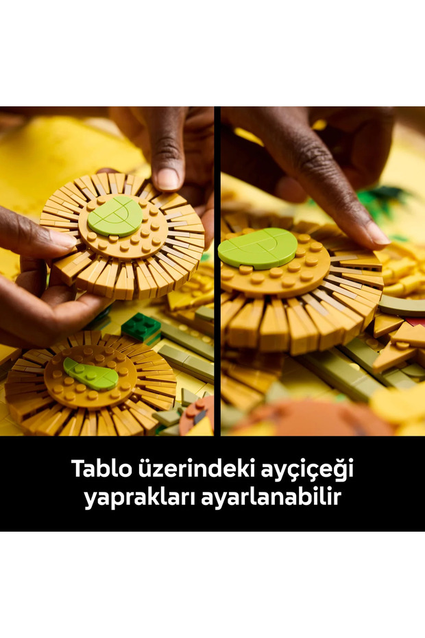 ® Art Vincent van Gogh – Ayçiçekleri 31215 - Yetişkinler için Dekoratif Model Yapım Seti (2615P) - 10