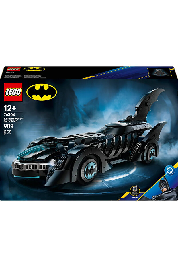 ® DC Batman Batman Forever Batmobile 76304 - 12+ Yaş İçin Oyuncak Yapım Seti (909 Parça) - 3