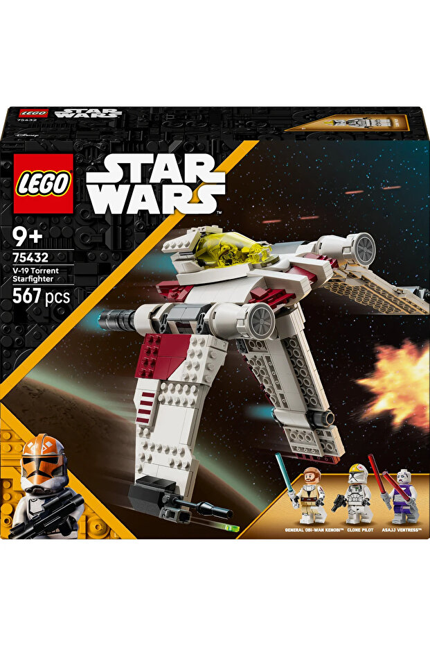 ® Star Wars V-19 Torrent Starfighter 75432 – 9 Yaş Üzeri Çocuklar için Oyuncak Seti (567 Parça) - 3