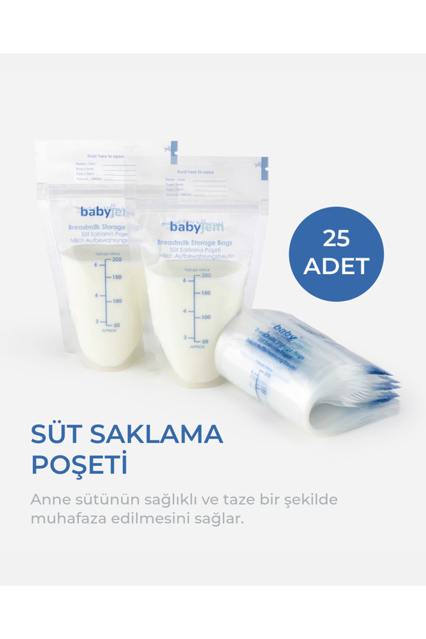 25 Adet Süt Saklama Poşeti - 1
