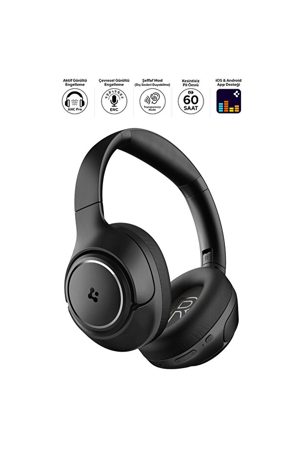Audio Kulak Üstü P10 Bluetooth Kablosuz Kulaklık ANCPro Aktif Gürültü Engelleme 60 Saat Pil ASD09691 - 1