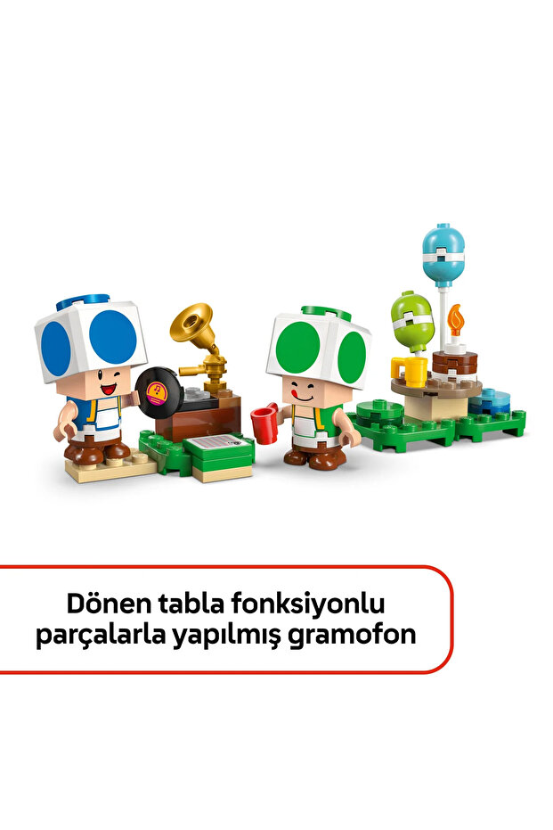 ® Super Mario Toad Evinde Parti 72041 - 7 Yaş Üzeri Çocuklar İçin Oyuncak Seti (276 Parça) - 8