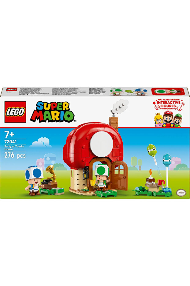 ® Super Mario Toad Evinde Parti 72041 - 7 Yaş Üzeri Çocuklar İçin Oyuncak Seti (276 Parça) - 4