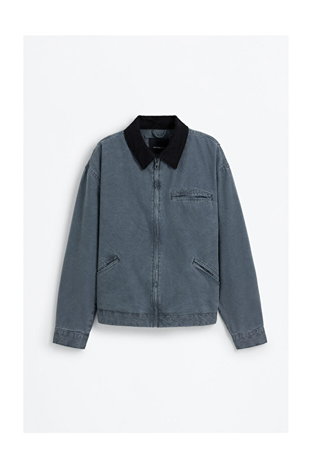 Мъжка работна яке от деним - 15