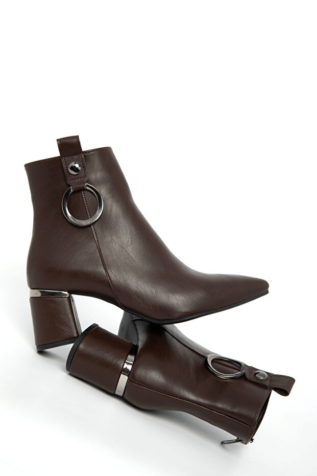 Kahve Kadın Bot & Bootie 21083 - 6