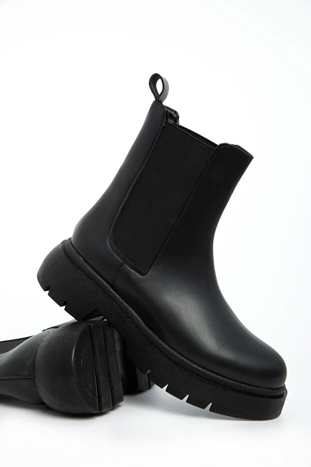 Siyah Kadın Bot & Bootie 21092 - 1