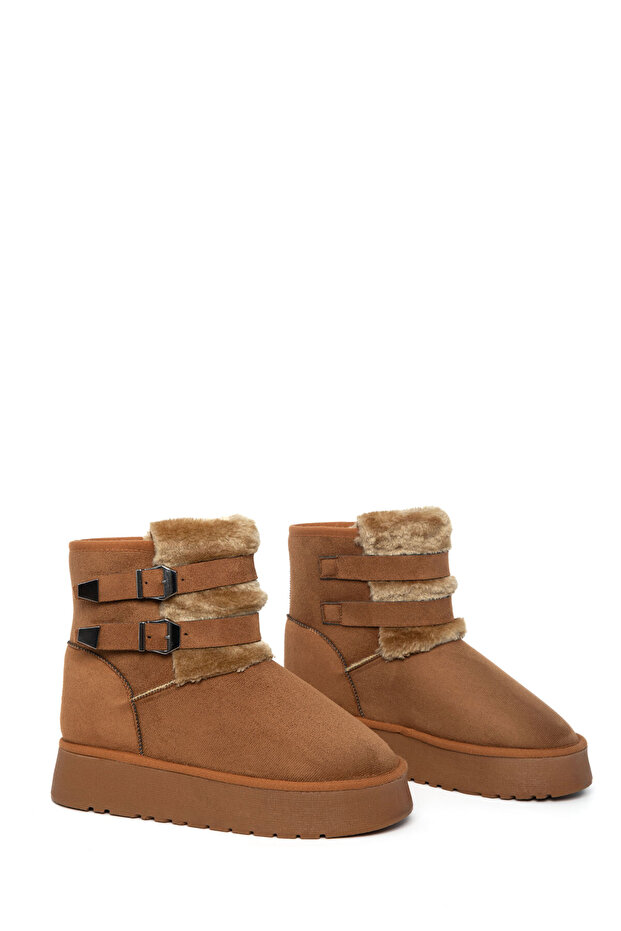 Taba Süet Çocuk Bot & Bootie 21051 - 2