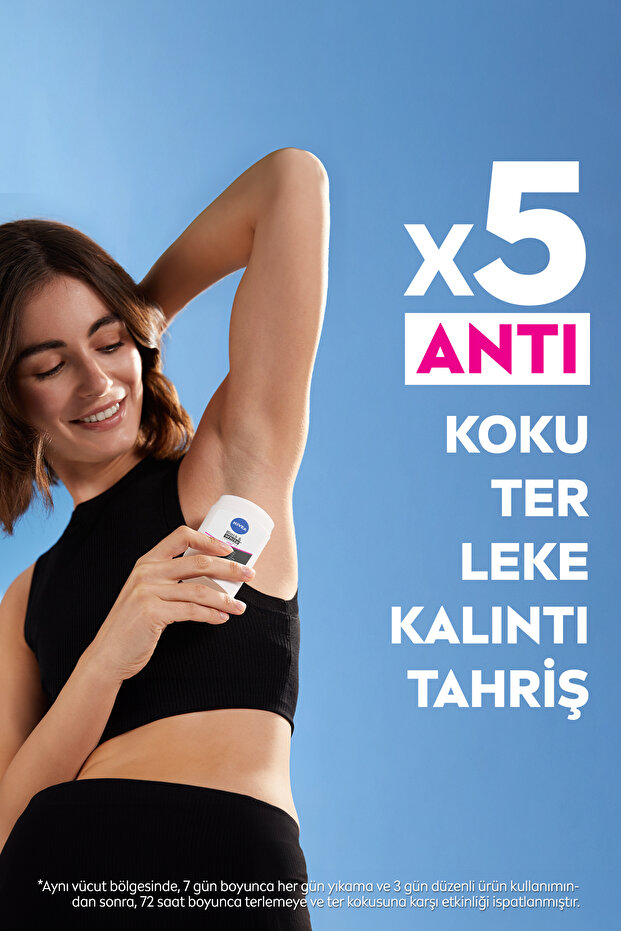 Kadın Roll on Deodorant Black&White Pure 50 ml,72 Saat Anti-Perspirant Koruma,İz Bırakmaz - 3
