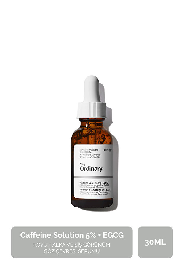 The Ordinary Caffeine Solution 5% + EGCG - Koyu Halka ve Şiş Görünüm Göz Çevresi Serumu