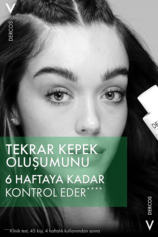 Dercos Kuru Saçlar için Salisilik Asit İçeren Kepek Karşıtı Şampuan 390 ml - 6