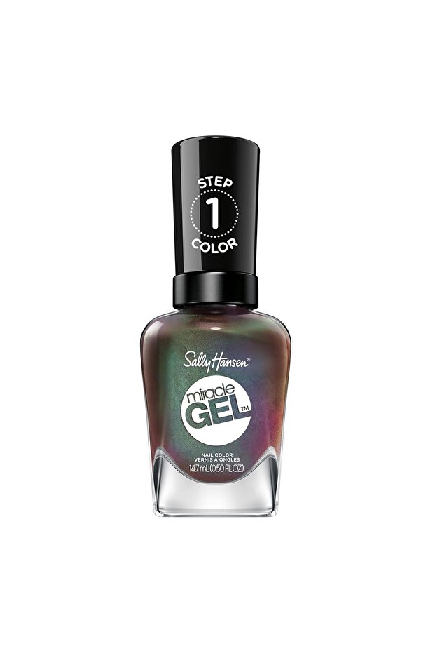 Miracle Gel, Holllaa-Gram, Long Lasting, Gel-Like Formula, No UV Lamp Needed, Brown Met #841