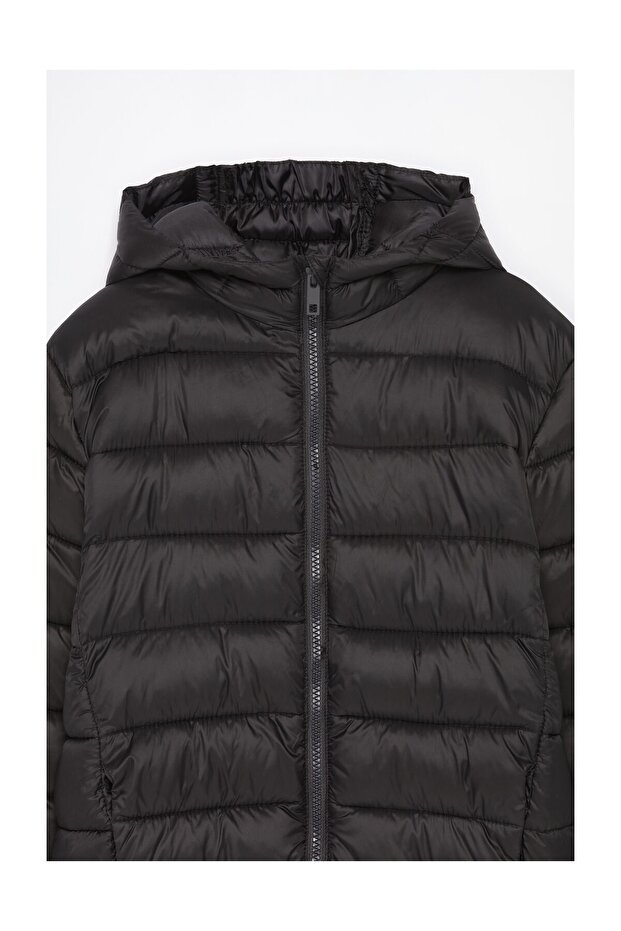 Kurtka puchowa z kapturem dla dzieci - 3